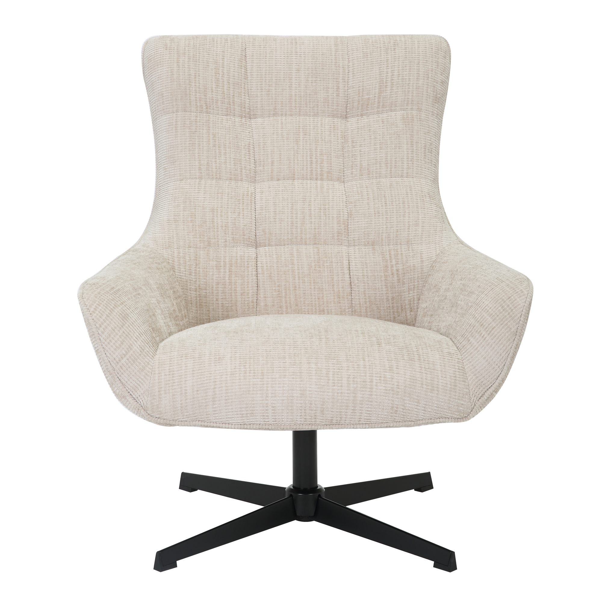 Sessel Naomi mit Armlehnen Drehsessel Stoff toffee Relaxsessel Fernsehsessel
