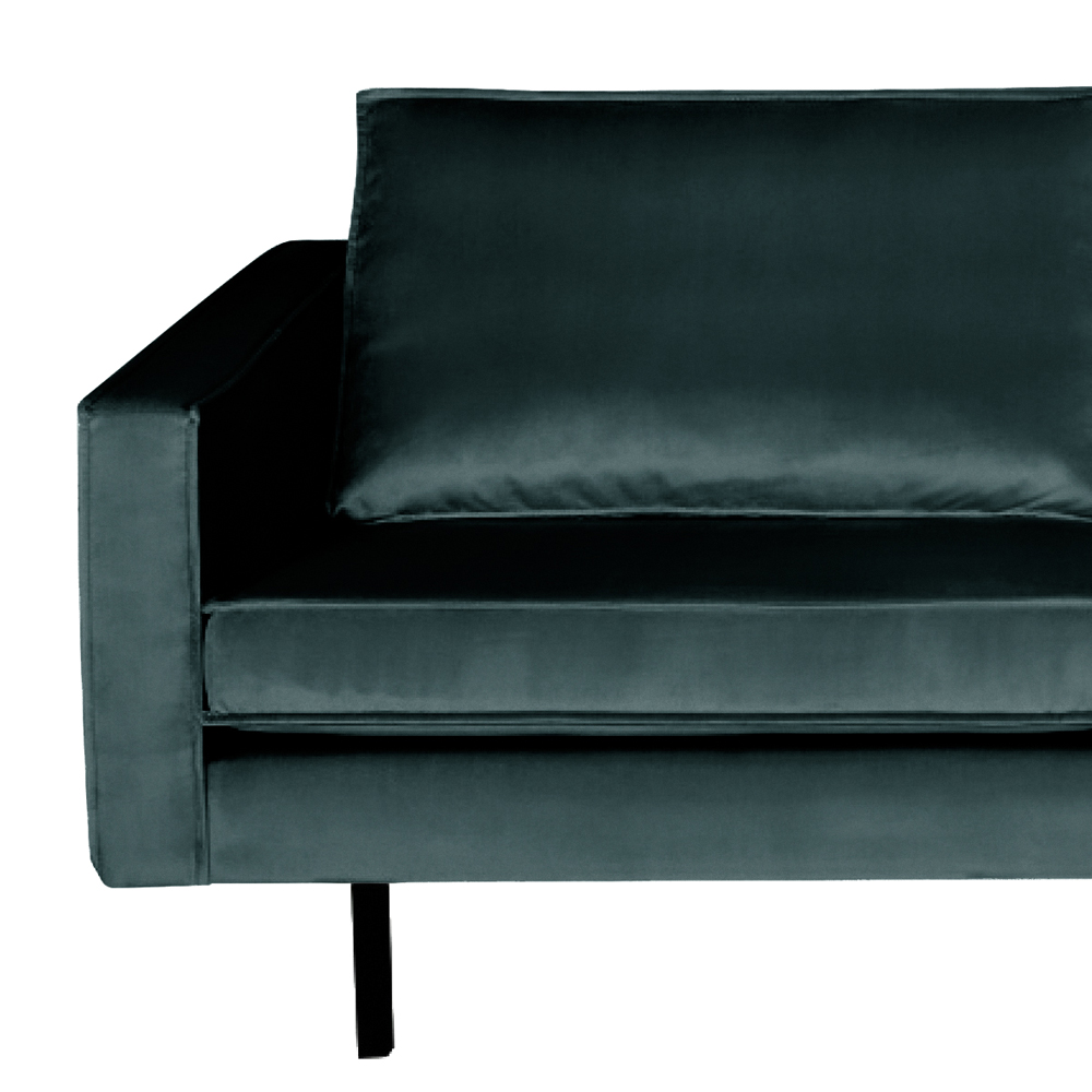 2,5 Sitzer Sofa Rodeo Samt blaugrün Couch