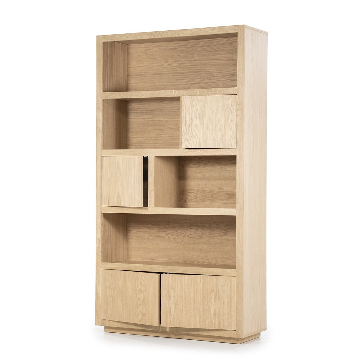 Schrank Regal Highboard Helsinki H 220 cm Eiche Brauntöne