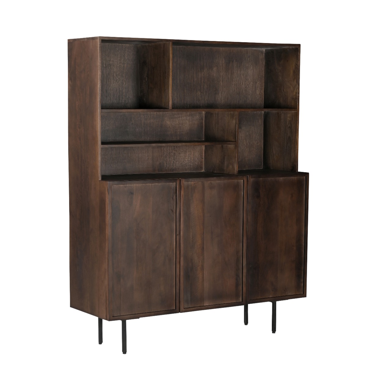 Anrichte Schrank Elan 135 cm Mangoholz braun  
