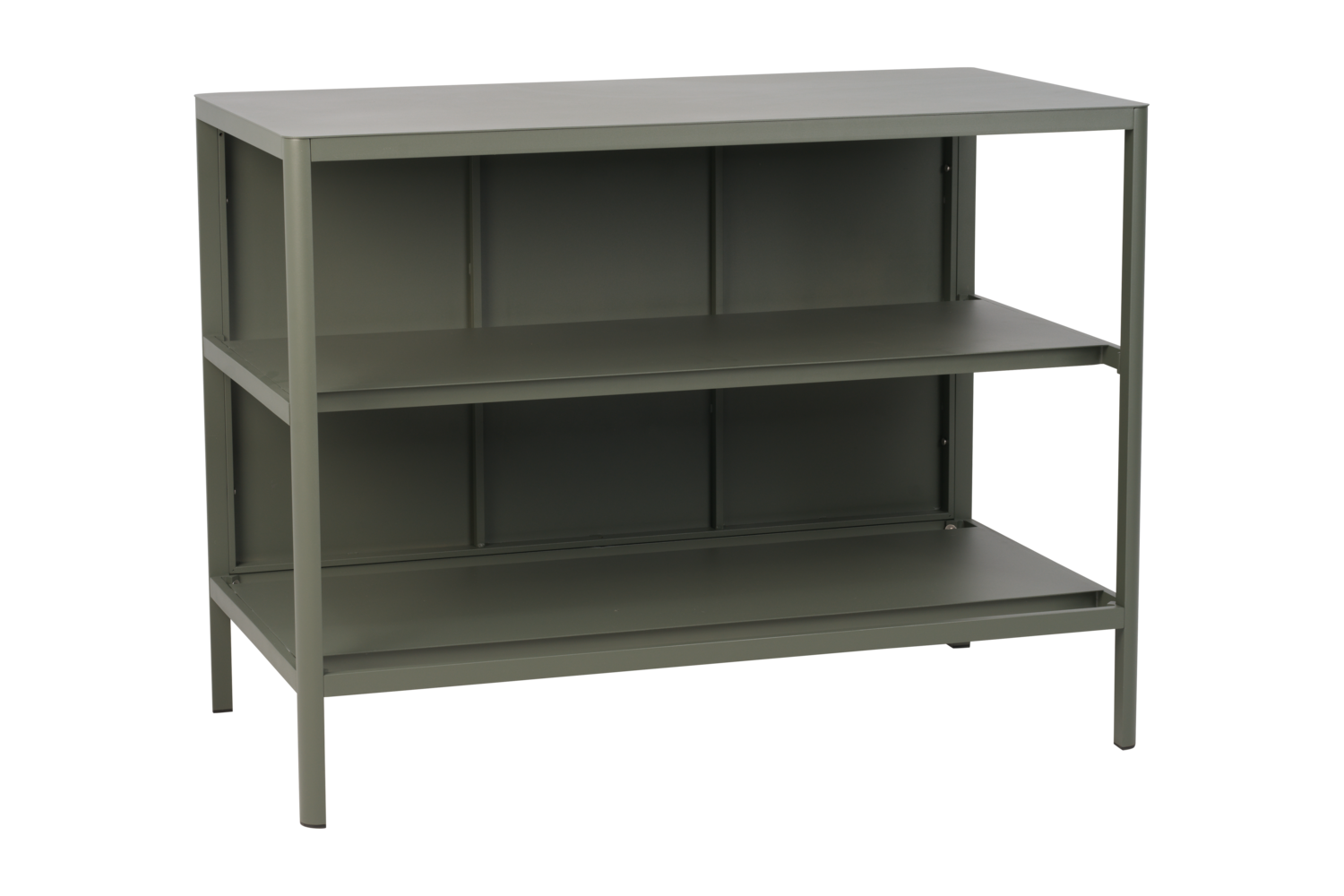 Outdoor Küche Kelia Modul offenes Element 121 cm Aluminium nordic grün