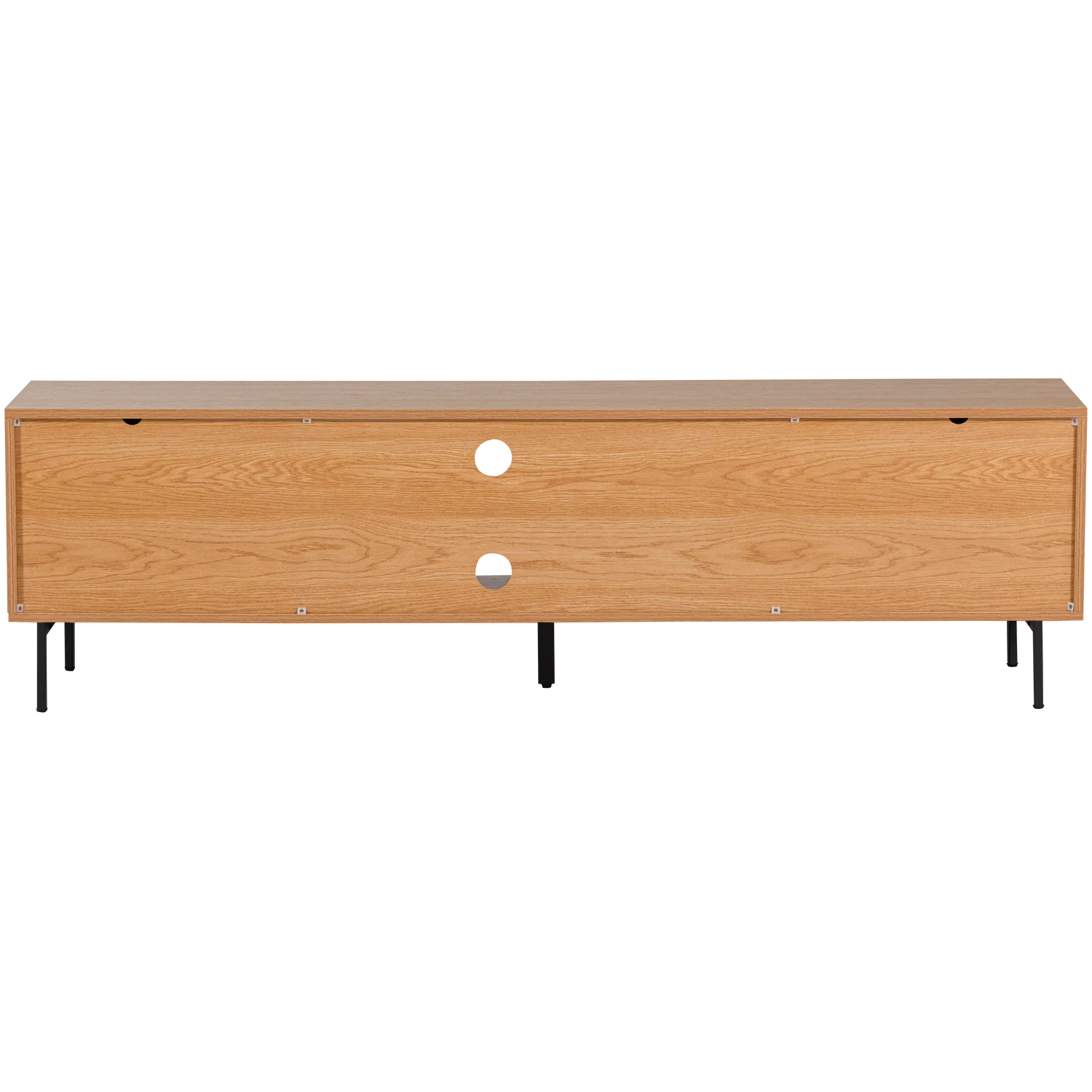 TV Möbel Lowboard TOURS 180 cm MDF Melamin beschichtet natur