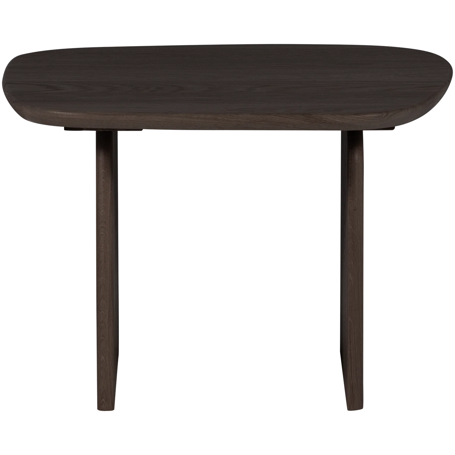 Couchtisch TABLO organisch 60 x 60 cm Eiche Massivholz mystic brown