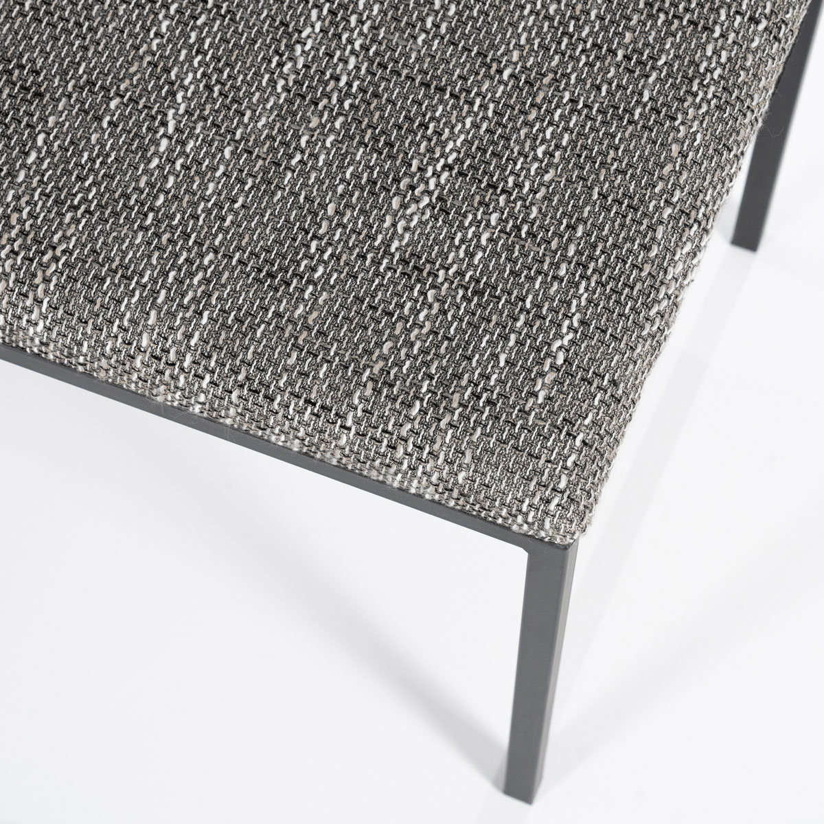 Esstischbank Lass 135 cm Stoff anthrazit Sitzbank