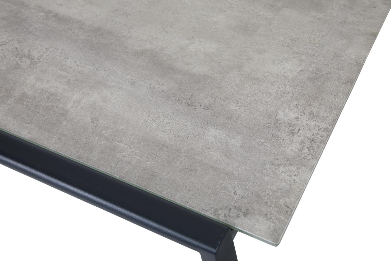 Garten Loungegruppe LYRA aus Edelstahl schwarz incl Sitzkissen