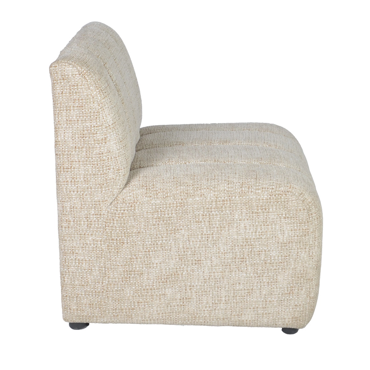 Esszimmerbank VENTO – Modulares Sitzelement in Beige Chenille
