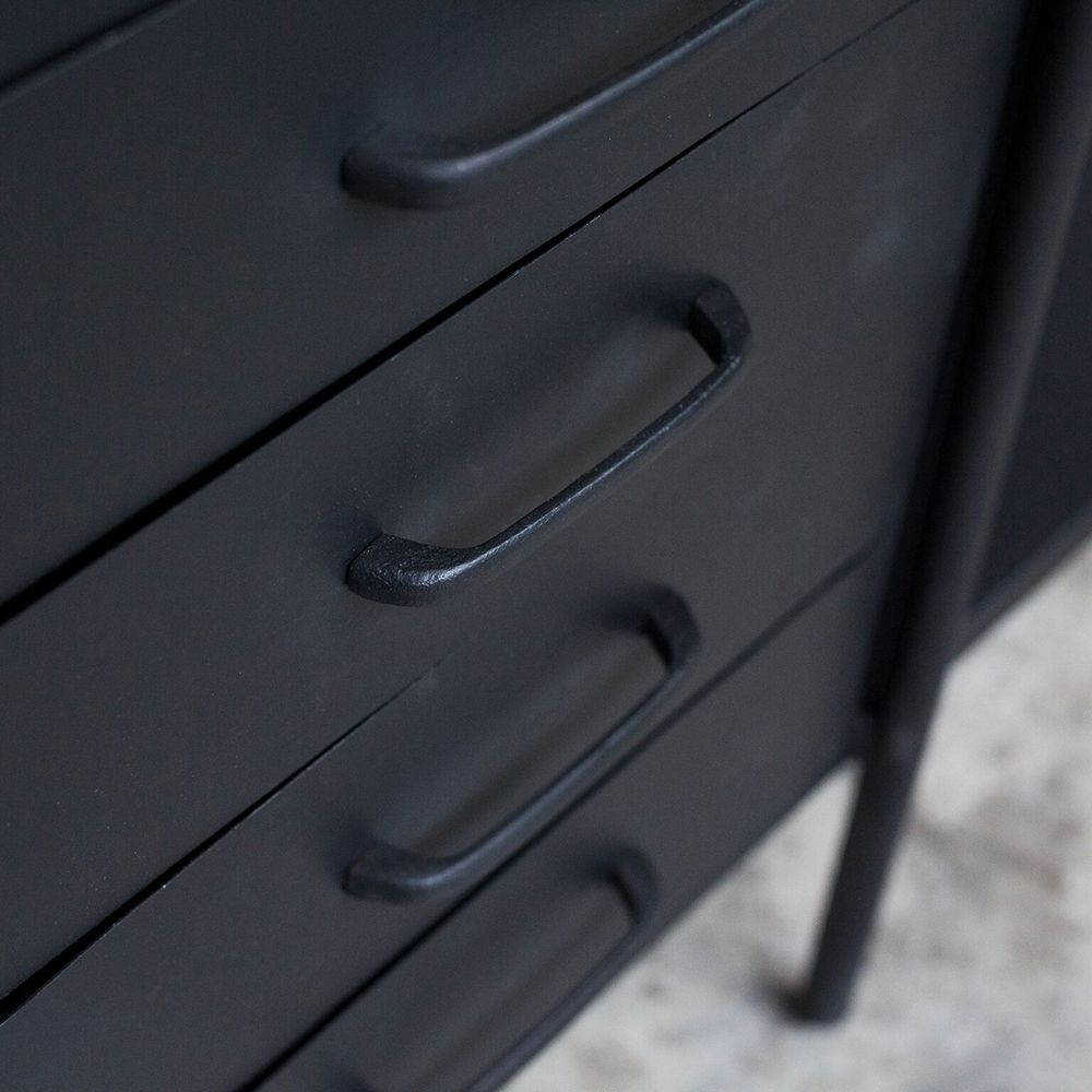 Industrie Regal GEORGIA Metall schwarz