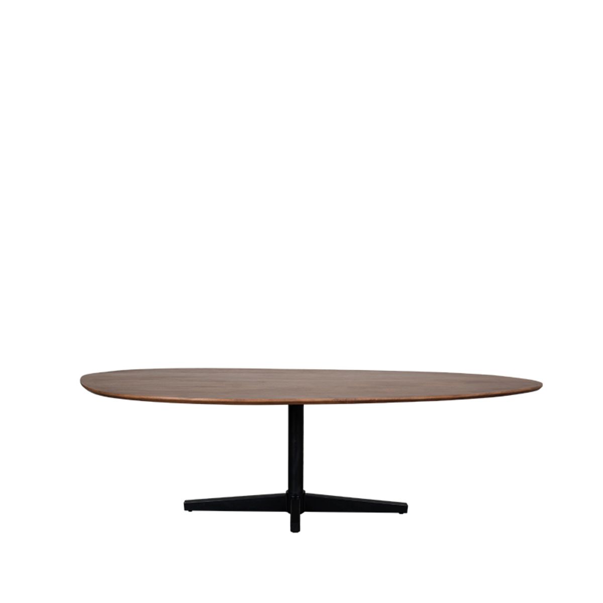 Esstisch LAROSE 260 cm Mango Holz natur oval organisch