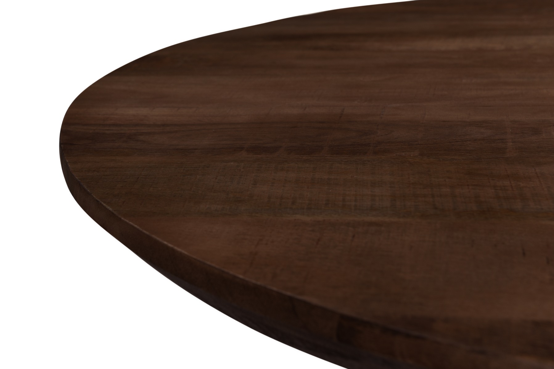 Esstisch Jesper rund Ø 120 cm Mangoholz dunkelbraun