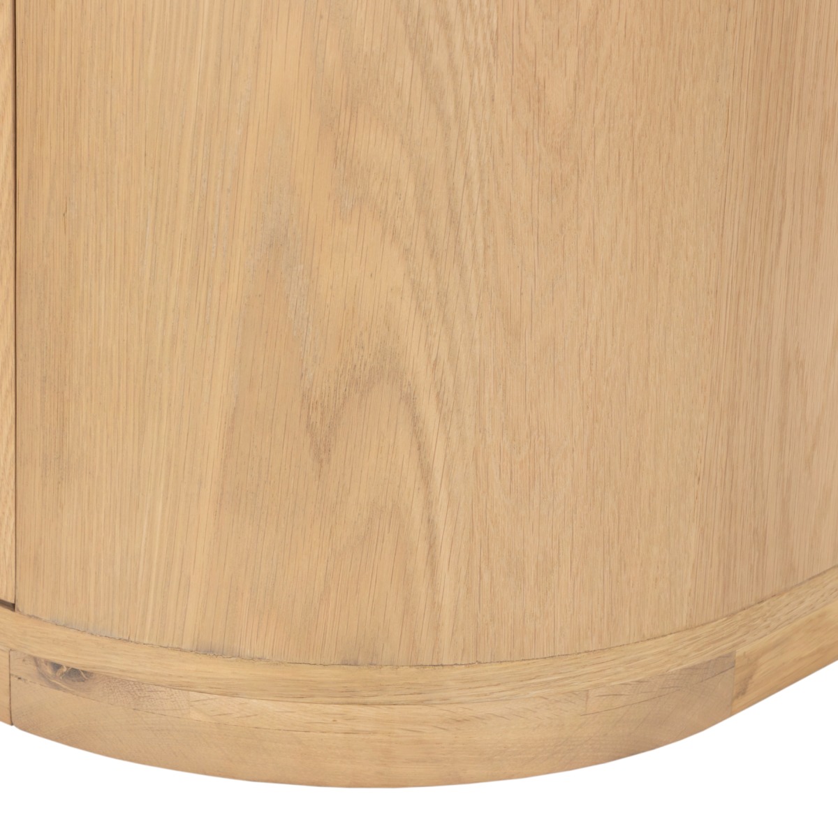 TV Möbel Lowboard Novero 180 cm Eichenholzfurnier natur