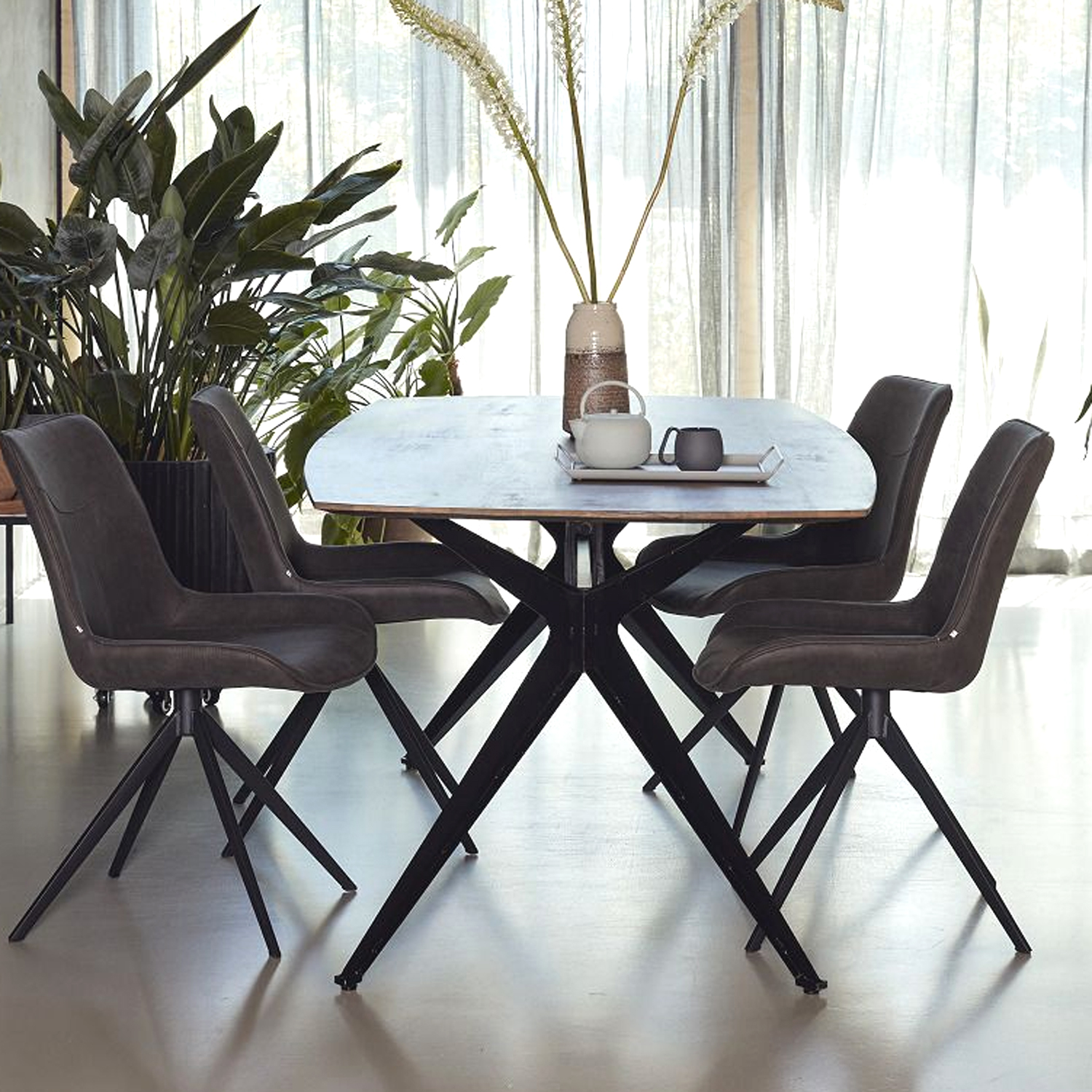 Esstisch Bjorn 240 x 100 cm Mango Massivholz