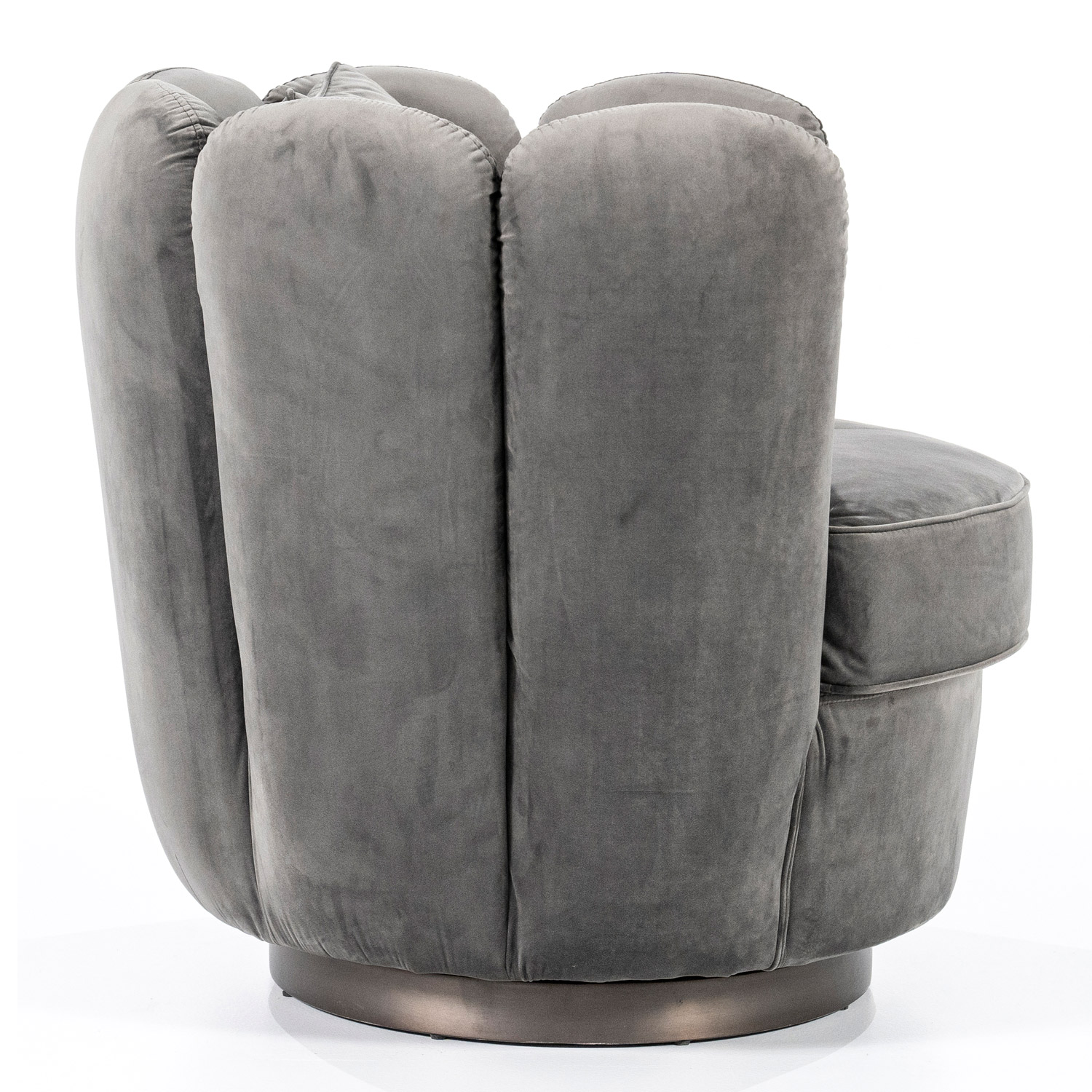 Retro Sessel Maria drehbar Samt Loungesessel