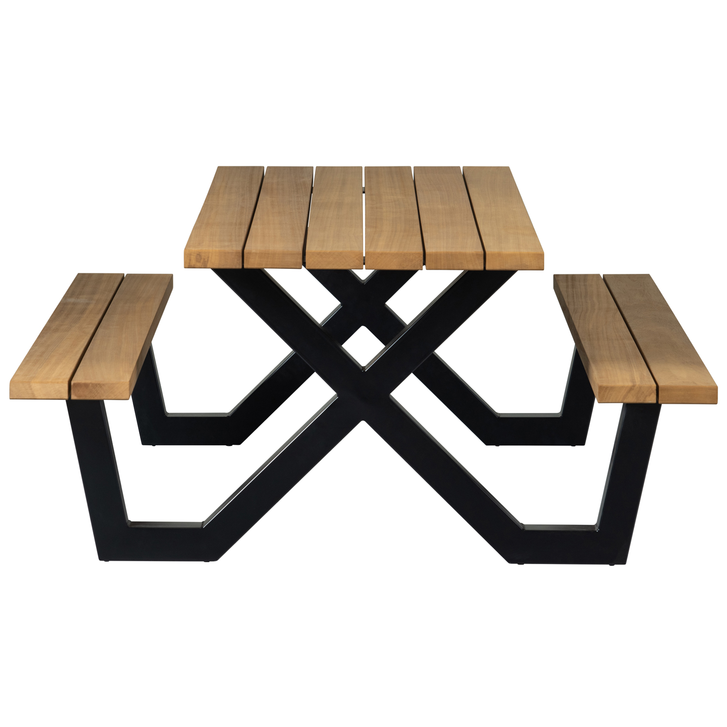 Gartentisch mit 2 Gartenbänke Picknicktisch Holz