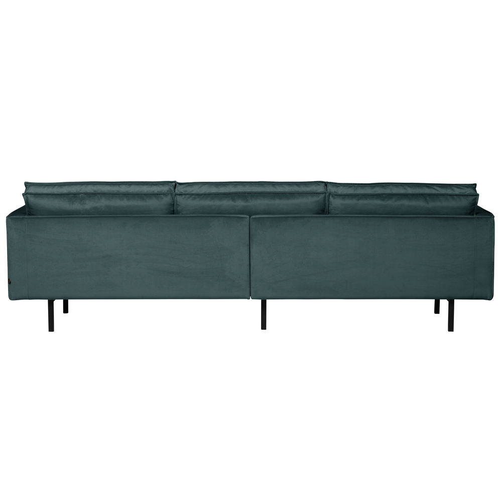 BePureHome 3 Sitzer Sofa Rodeo Samt blaugrün Couch