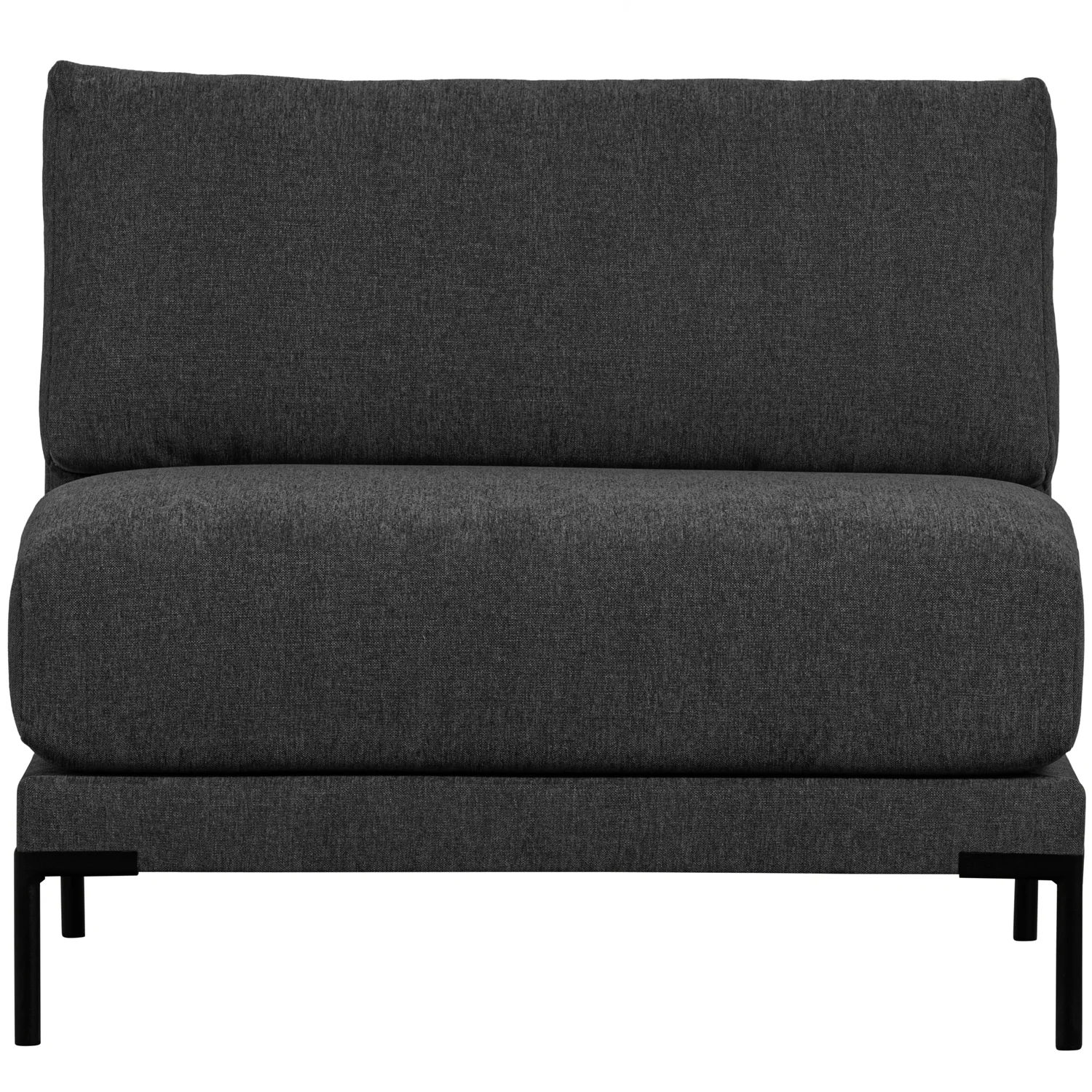 Loveseat Sessel Couple Element Webstoff Melange dunkelgrau