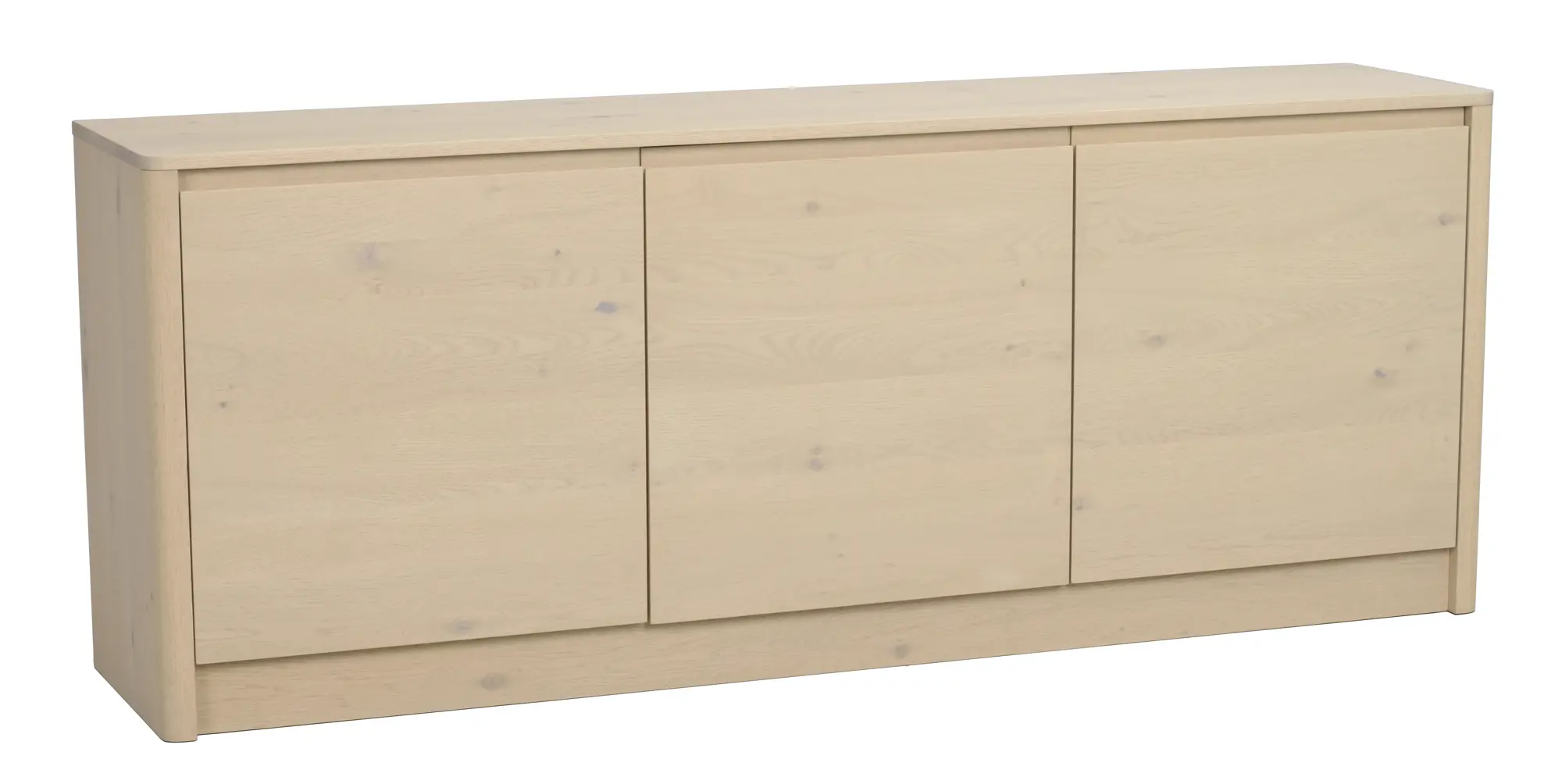 Sideboard Wilstone 180 cm mit 3 Türen Eiche hell Kommode