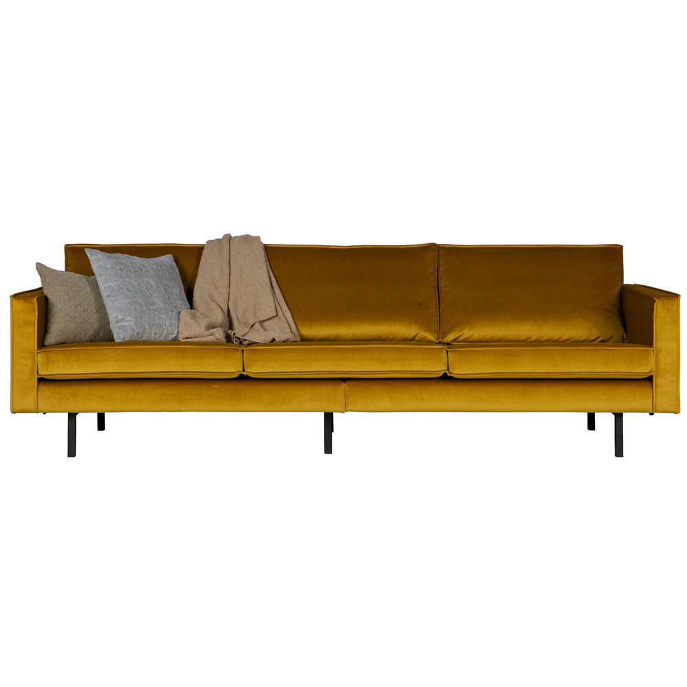 3 Sitzer Sofa Rodeo Samt ocker