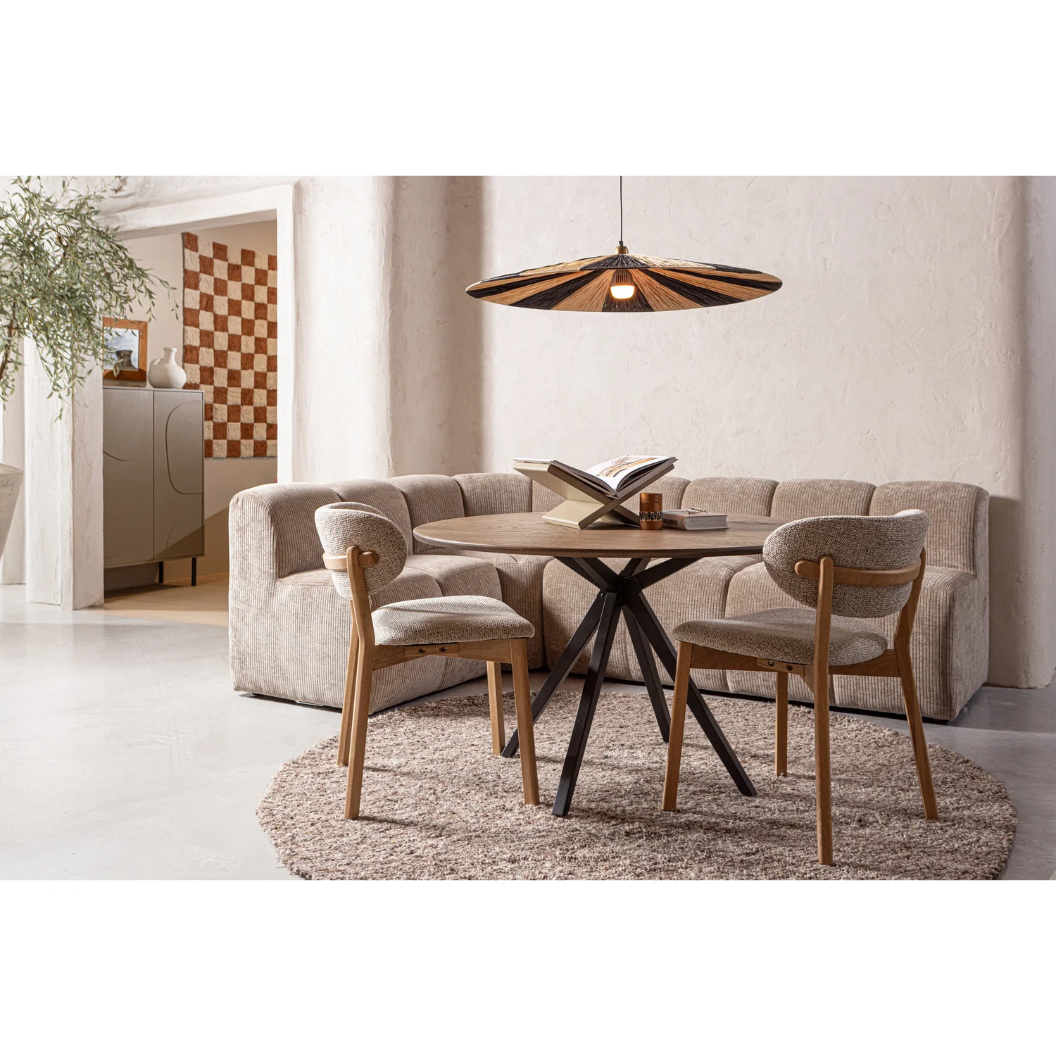 Tischbein HOLLAND Kreuzbein Tischgestell Metall schwarz