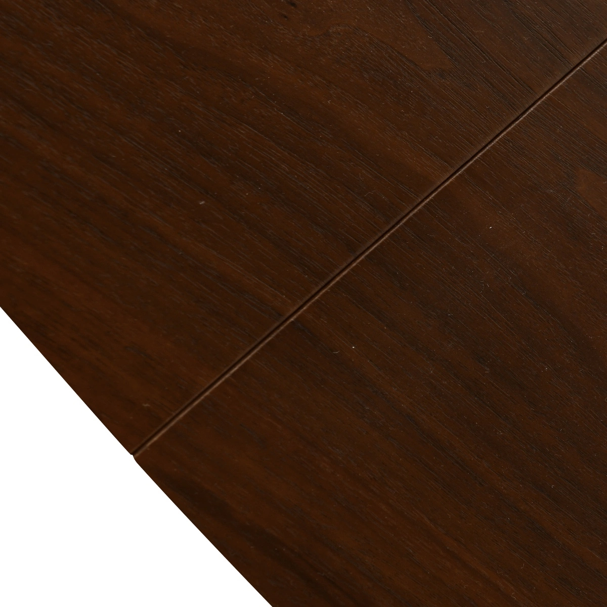 Esstisch Vivan rund Ø 120 cm ausziehbar auf 160 cm MDF Eschenfurnier dunkelbraun