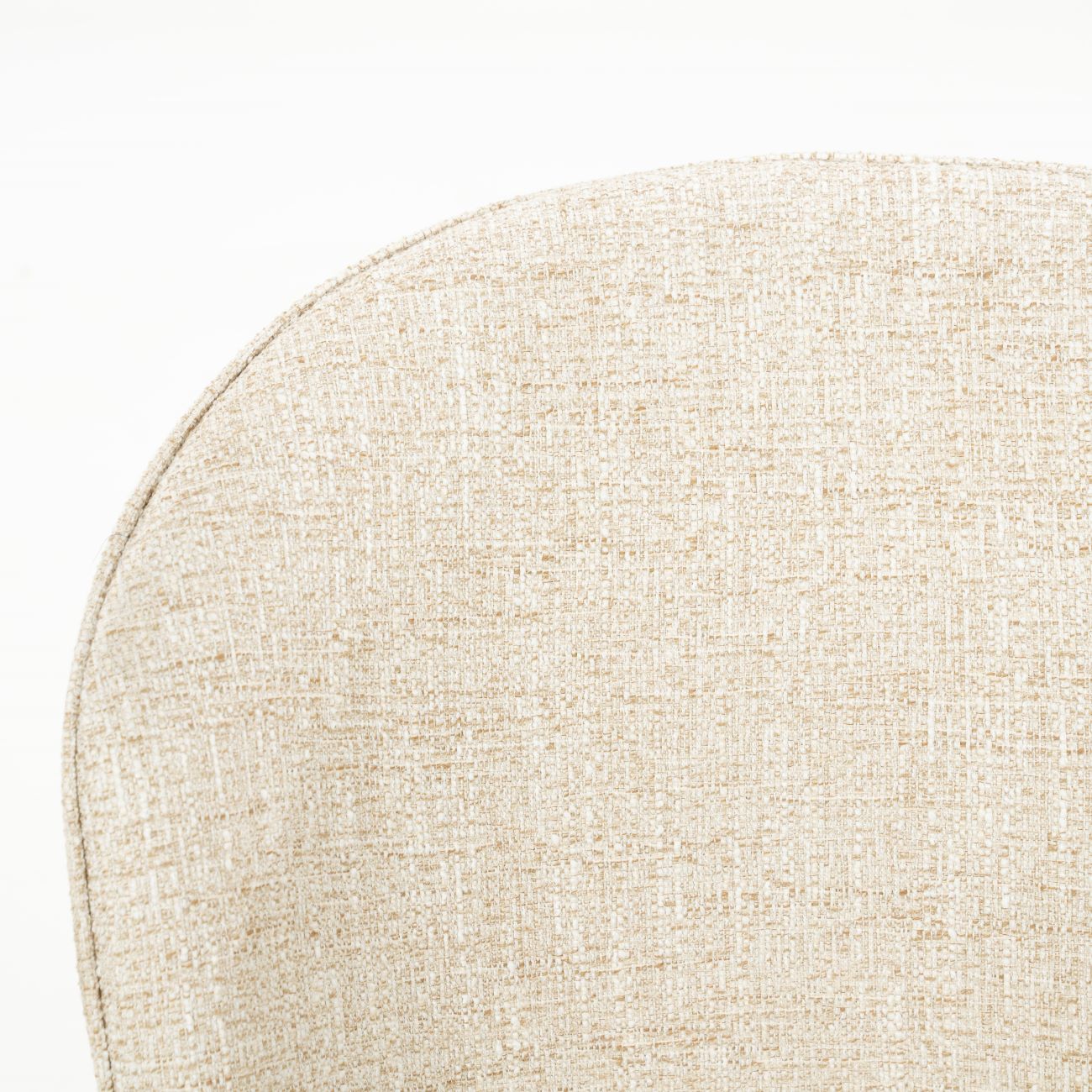 Esszimmerstuhl MOLLY drehbar Stoff beige Drehstuhl