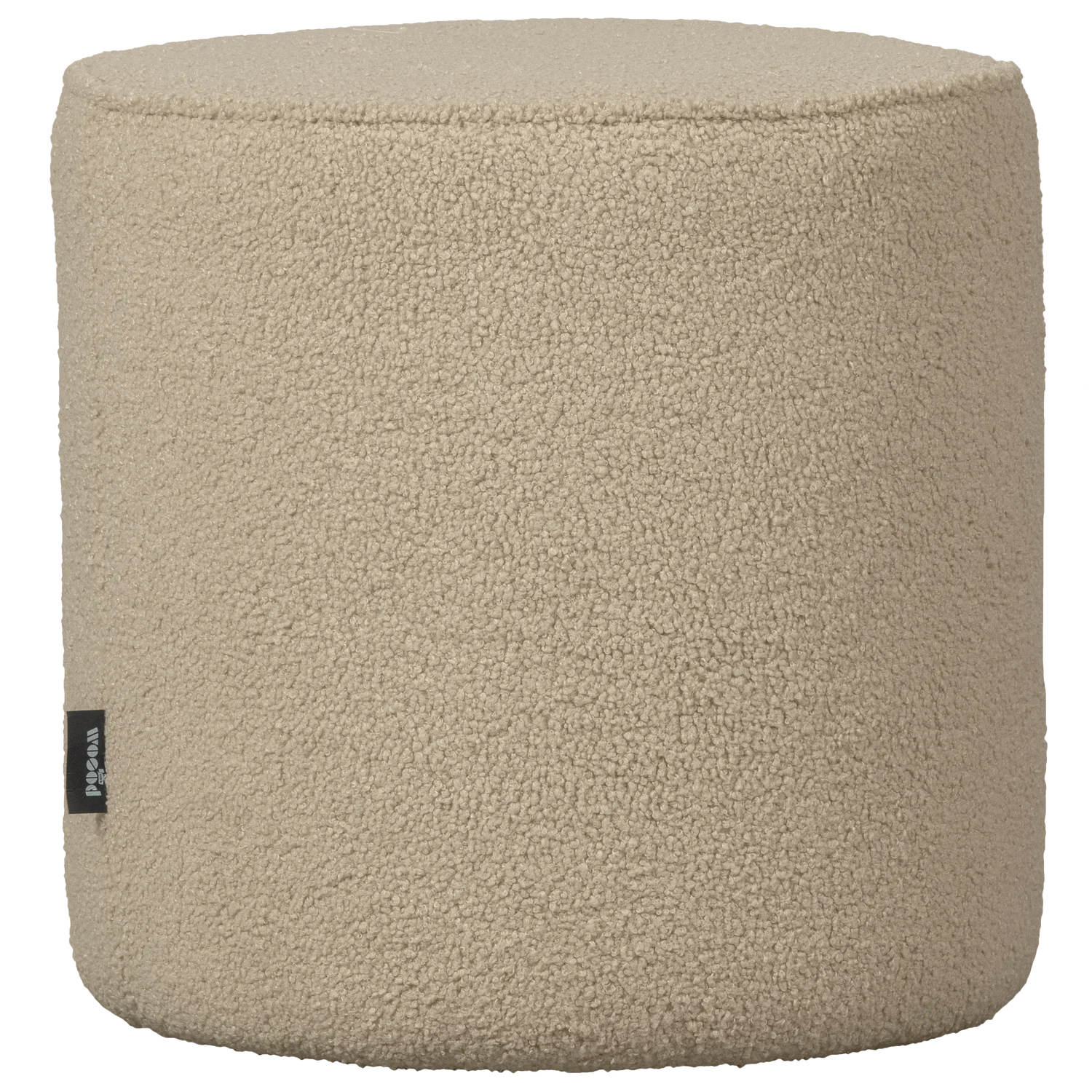 Hocker Sitzhocker SARA H 46 cm Teddystoff sandfarben