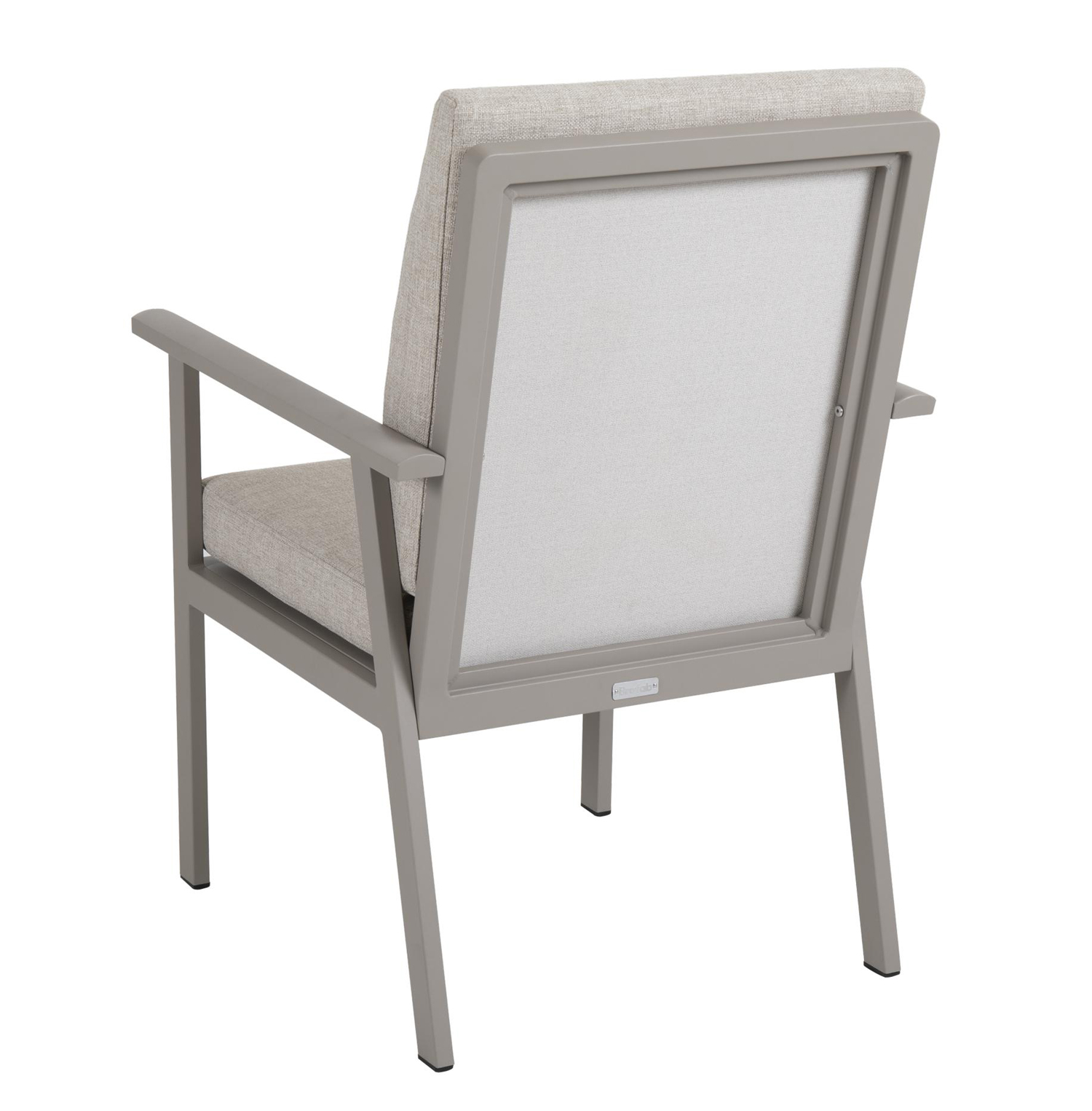 Gartenmöbel Esstischgruppe Samvaro beige Tisch Ø 140 cm mit 6 Stühlen