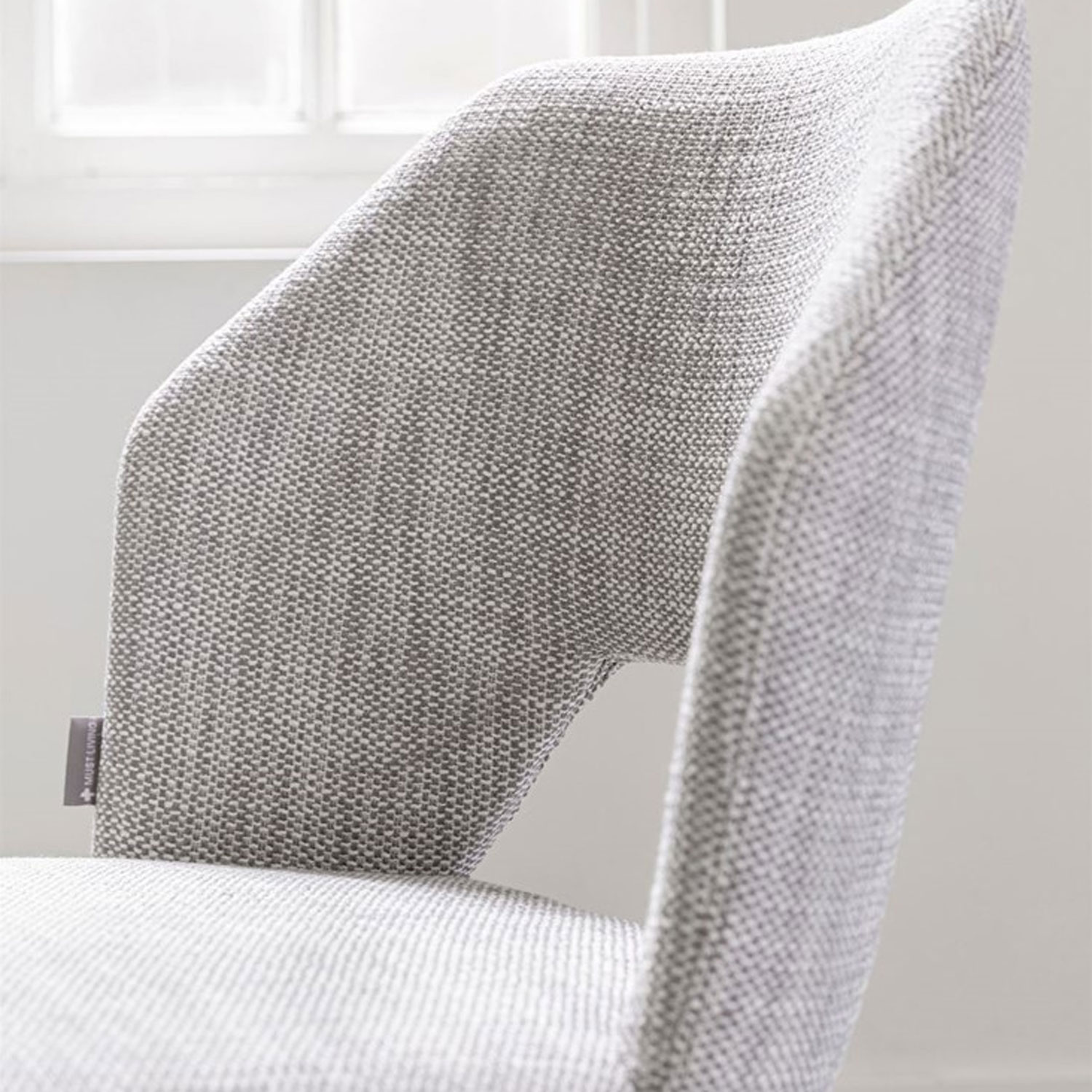 DTP Home Stuhl Bloom Stoff hellgrau Esszimmerstuhl