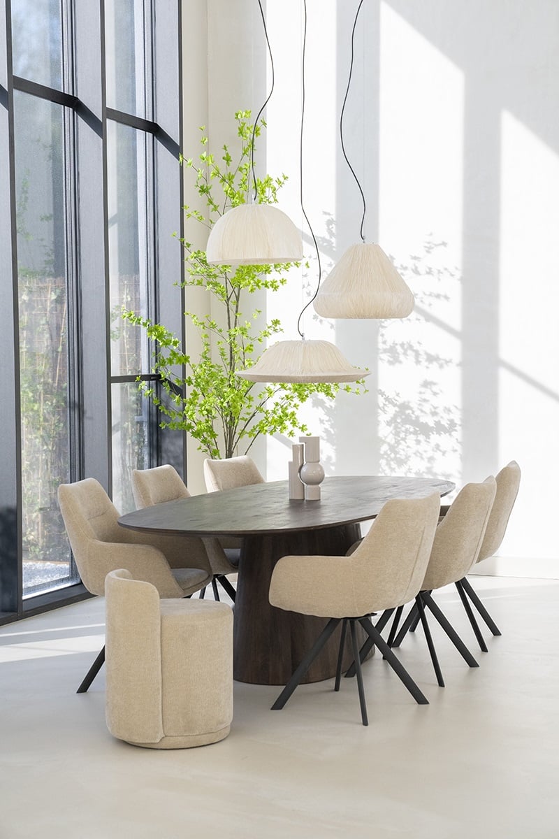 Hocker Sitzhocker Marque SH 48 cm taupe