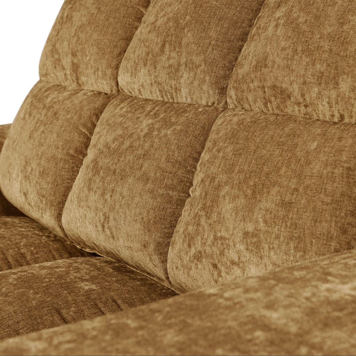 woood Loveseat Sessel SECOND DATE Webstoff vintage gold Loungesessel