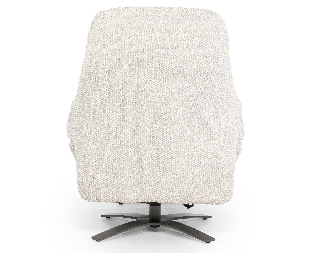 Relaxsessel Caleb elektrisch verstellb. mit Hocker Stoff beige
