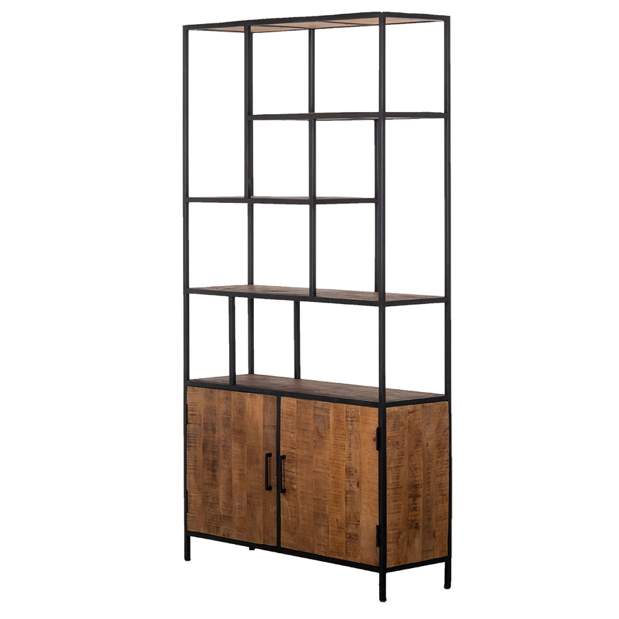 Industrie Regal Bücherregal Ruby B 110 cm Mango Holz