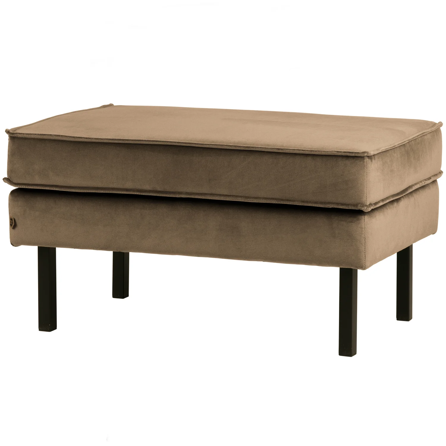 Hocker Fußhocker RODEO Samt Velvet taupe