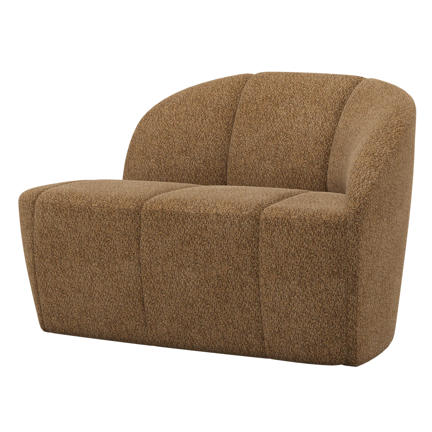 2 Sitzer Sofa Bank MOJO rechts Wolle honiggelb