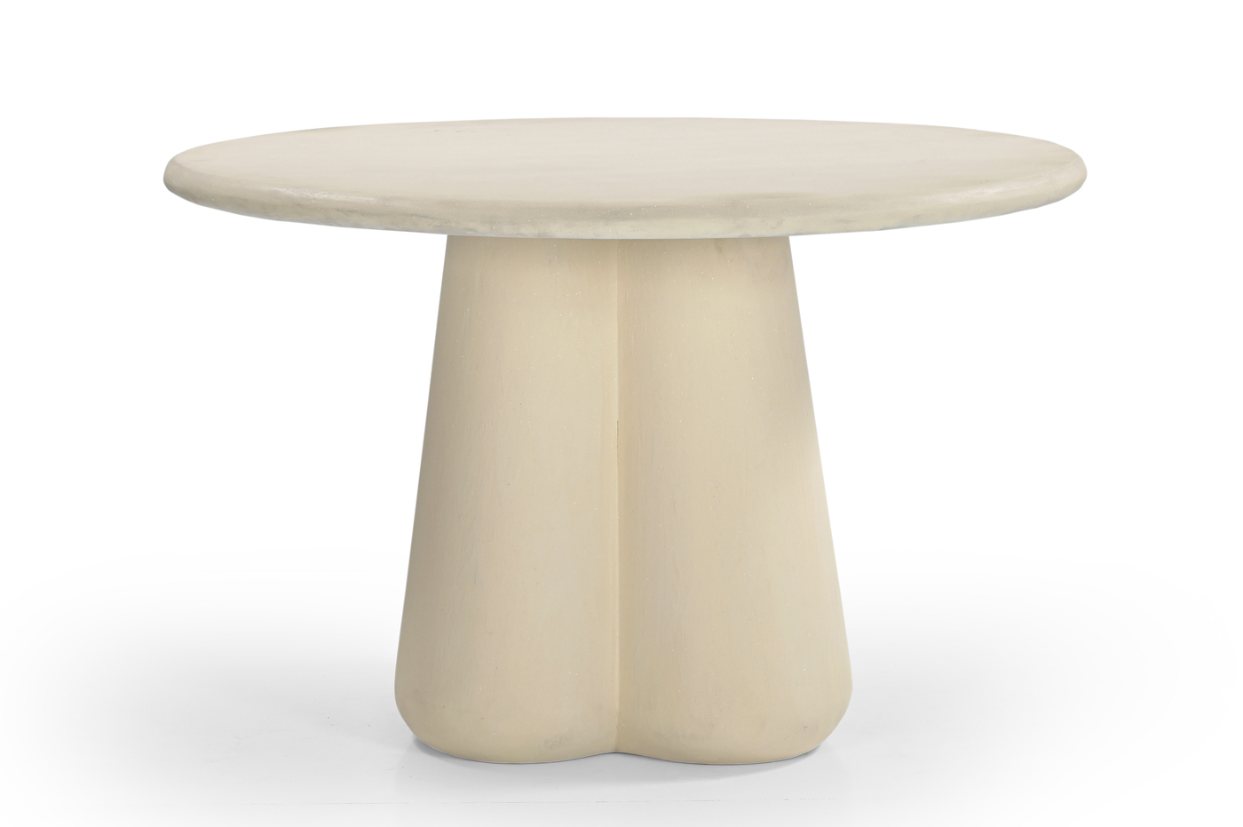 Esstisch LOIR rund Ø 120 cm MDF beige Esszimmertisch