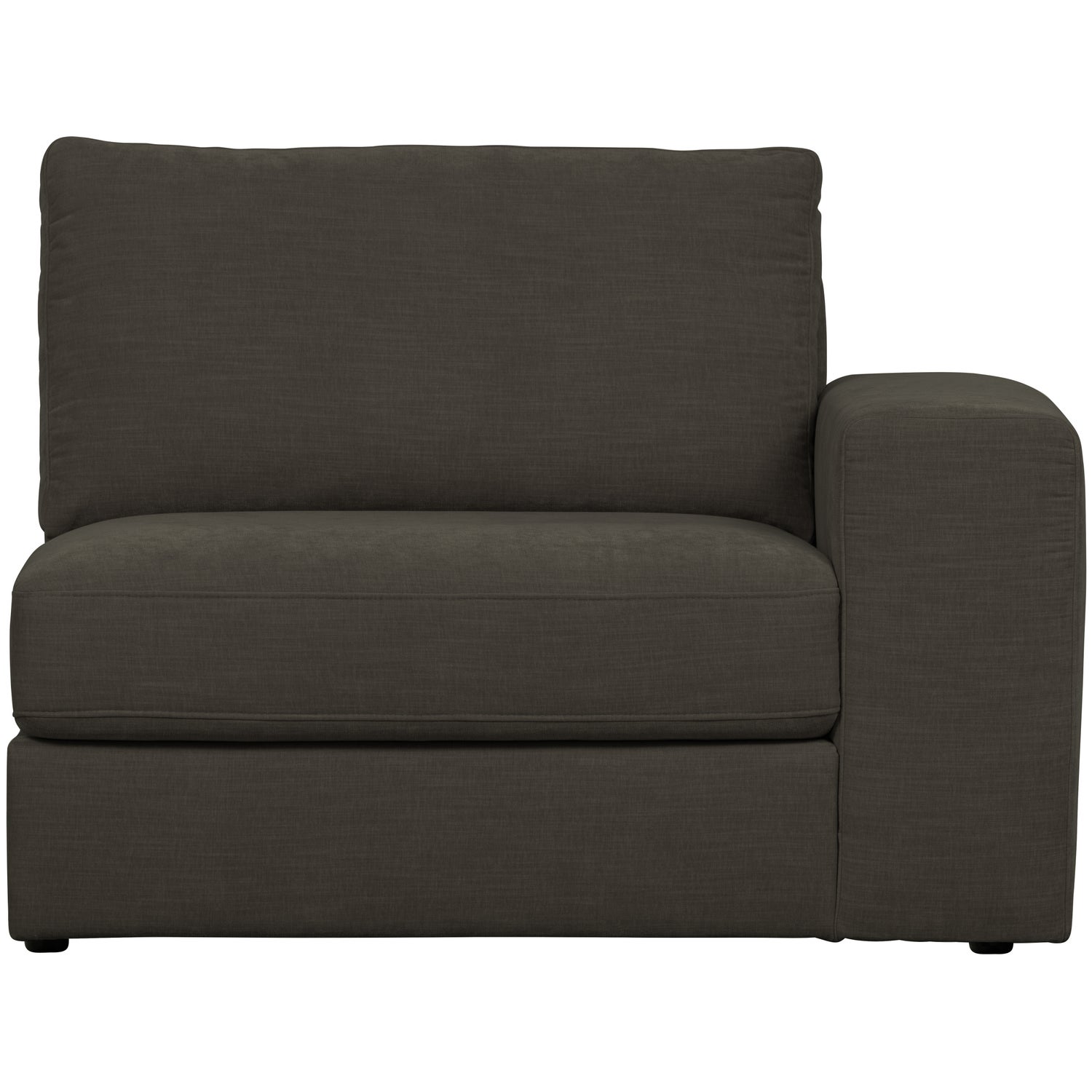 Sofaelement FAMILY mit Armlehne rechts Element Webstoff anthrazit