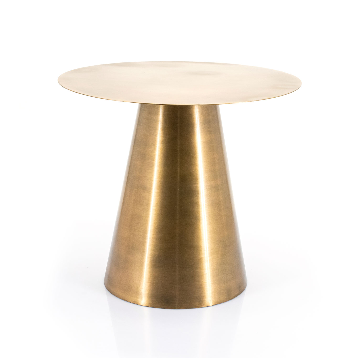 Couchtisch Major Ø 45 cm rund Beistelltisch bronze