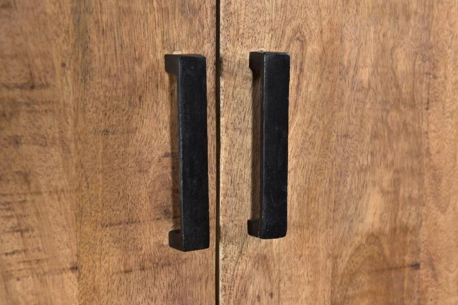 Schrank Wohnzimmerschrank Sturdy 2 Türen Mango Holz