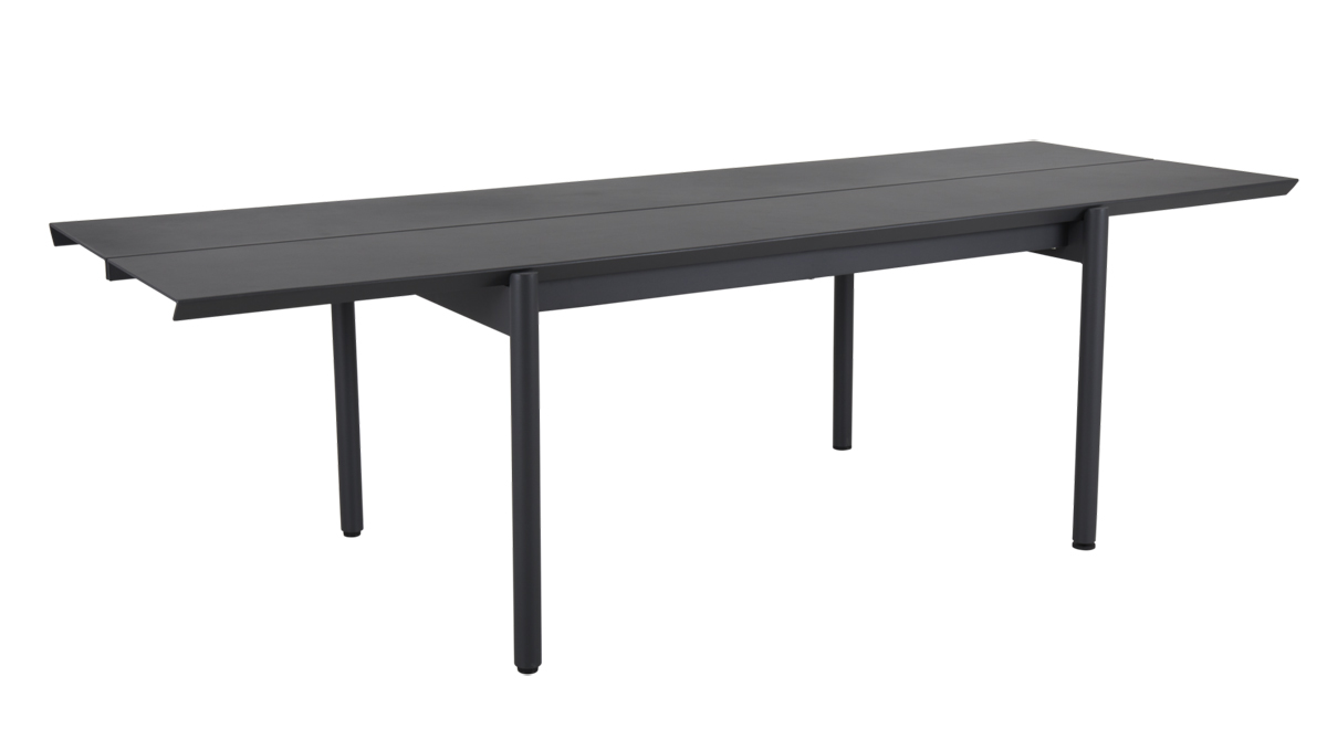 Design Gartentisch B45 anthrazit 250 cm Aluminium