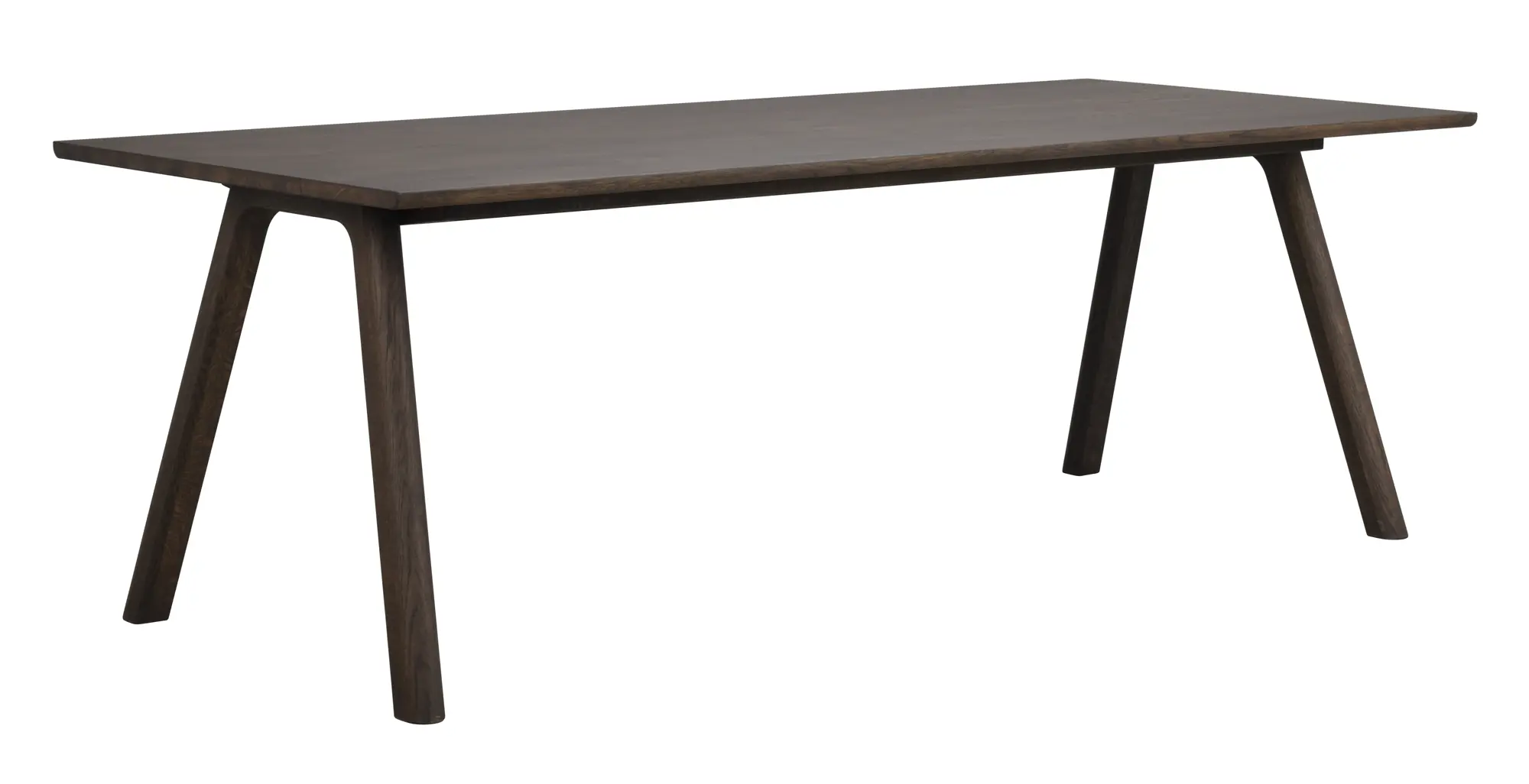Esstisch LAPPERON 220 x 95 cm Eiche dunkelbraun verlängerbar 310 cm