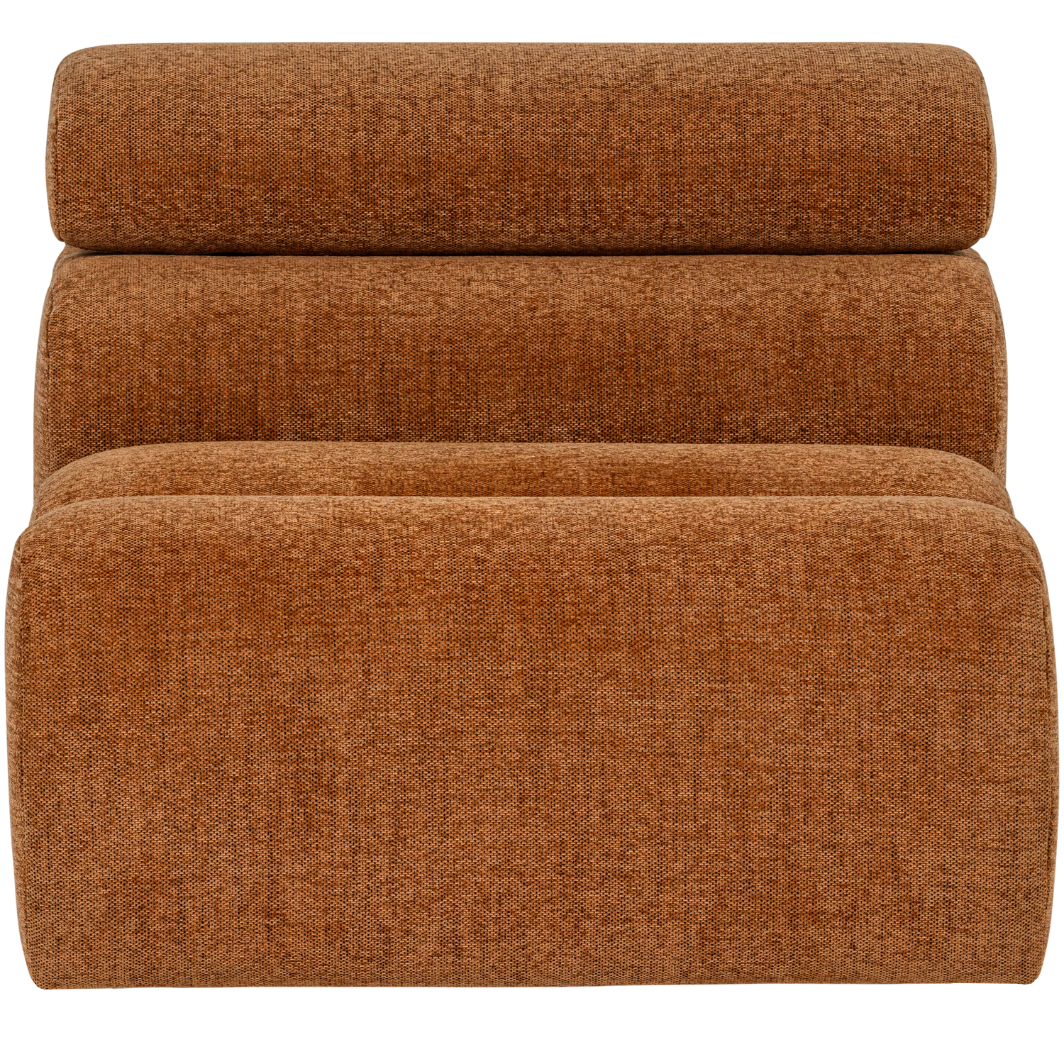 Sofaelement NOVI 82 cm Element Webstoff orange melange