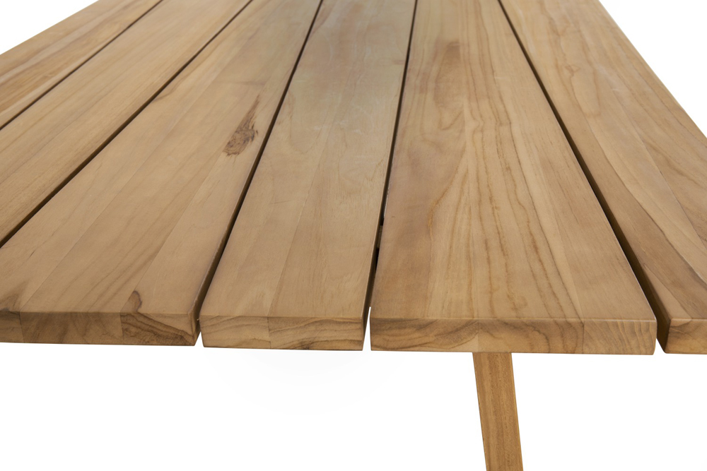 Exclusiver Teak Gartentisch 230 x 100 cm LAURION