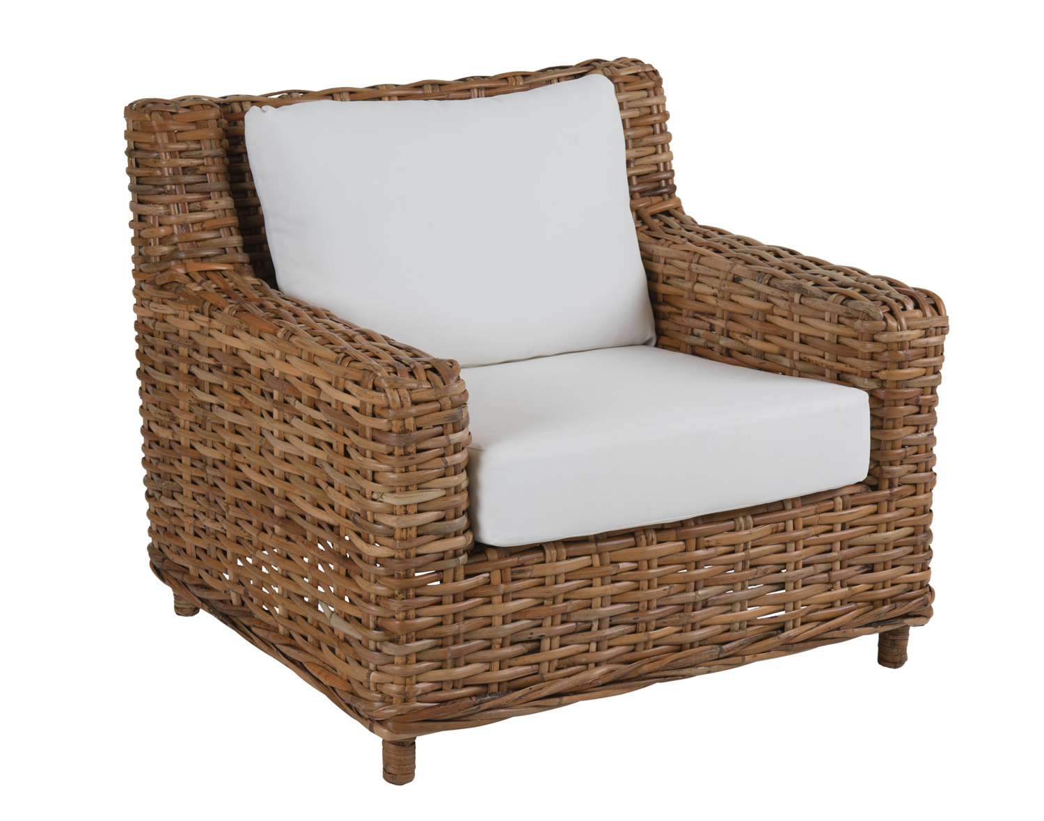 Garten Lounge Gruppe Natur Rattan ROSSVIK Sofa und Sessel