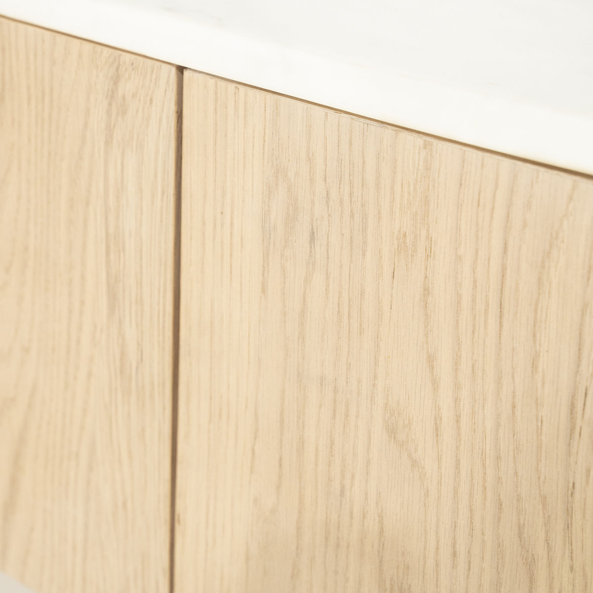 TV Möbel Lowboard Don 240 cm Eiche Holz hellbraun Marmor TV Möbel Lowboard Don 240 cm Eiche Holz hellbraun Marmor