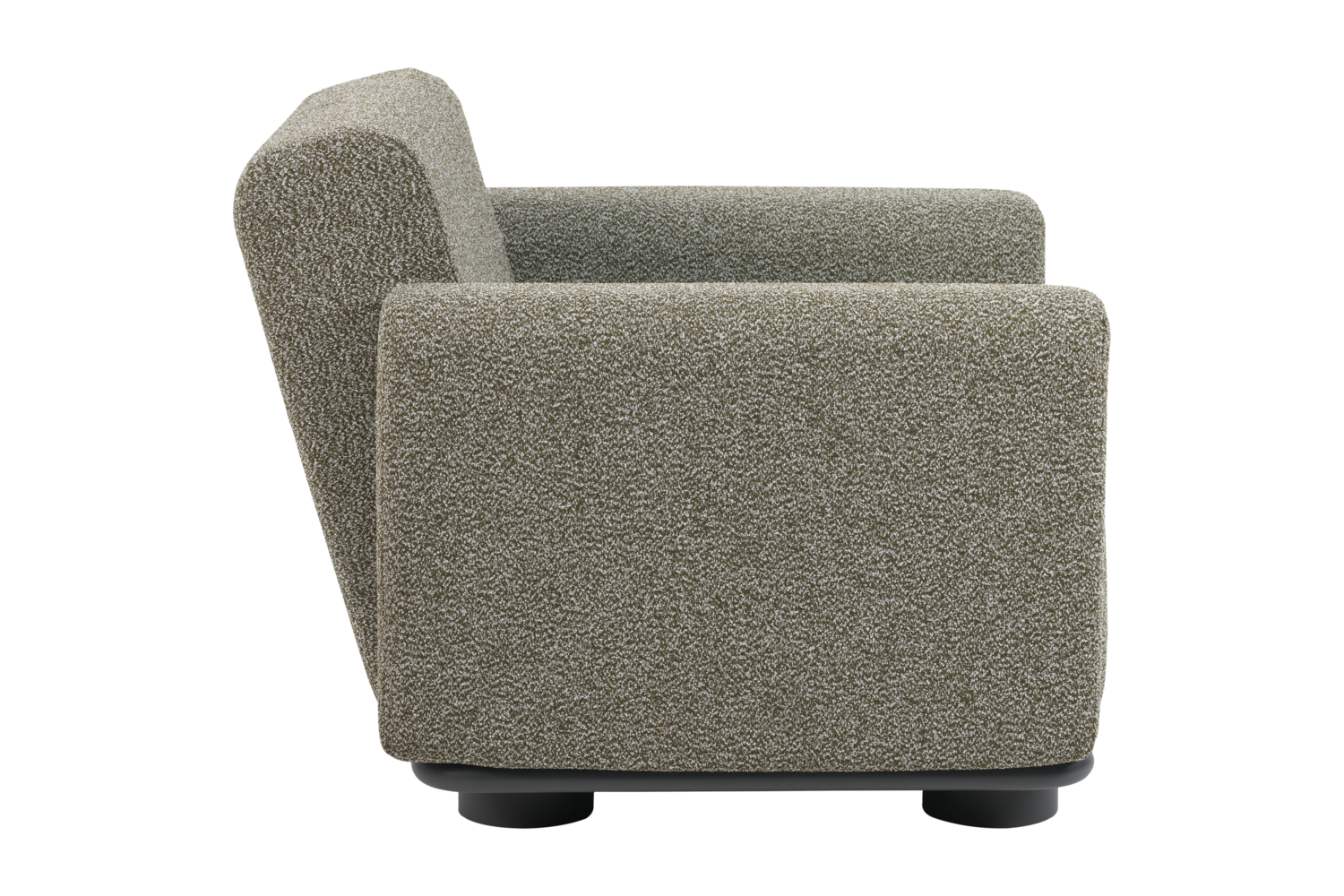 Gartensessel Lounge Sessel Teddy Stoff grün