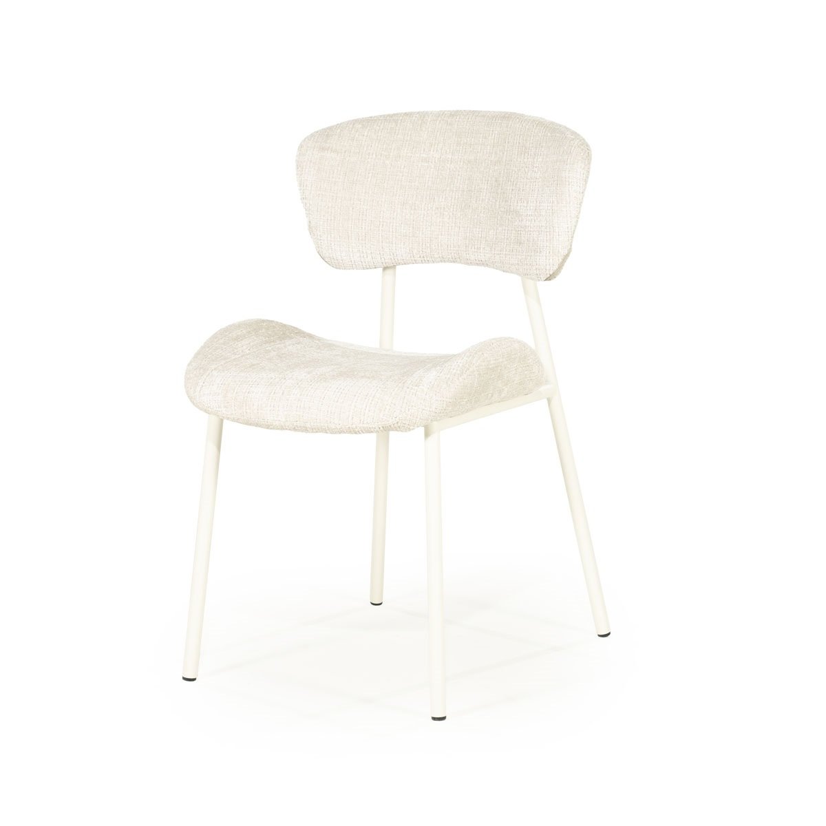 Esszimmerstuhl Dare Stoff beige Vierfußstuhl