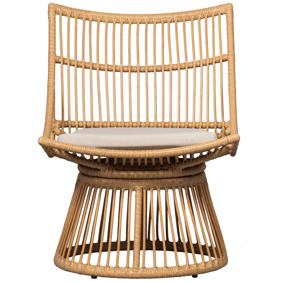 Garten Sessel ALATNA Korbgeflecht Gartensessel