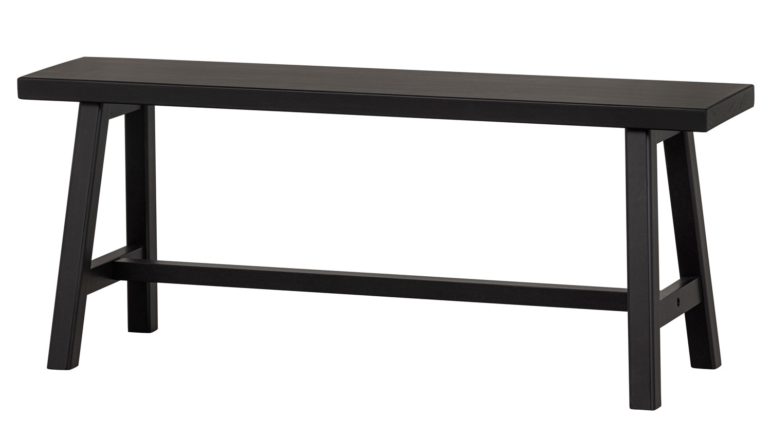 Bank Sitzbank Imme 110 cm Kiefer massiv schwarz