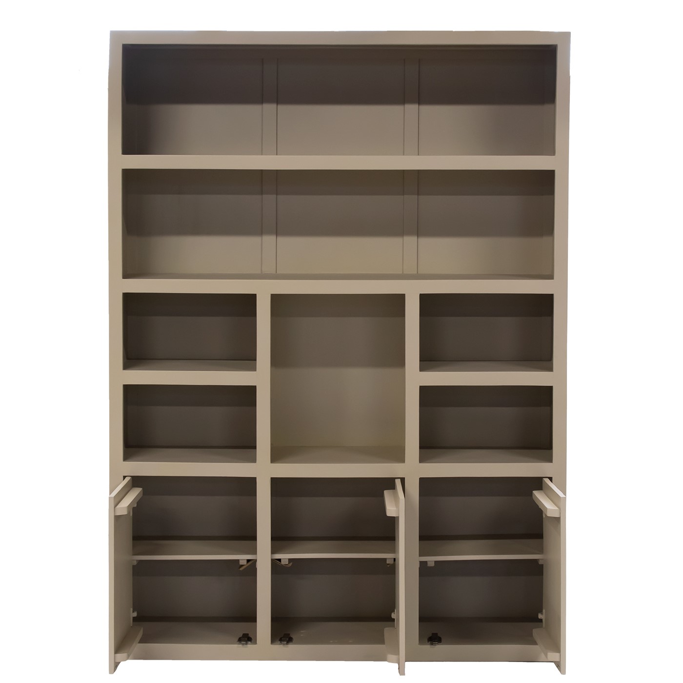 Wandschrank Bücherregal XL beige 160 x 220 cm