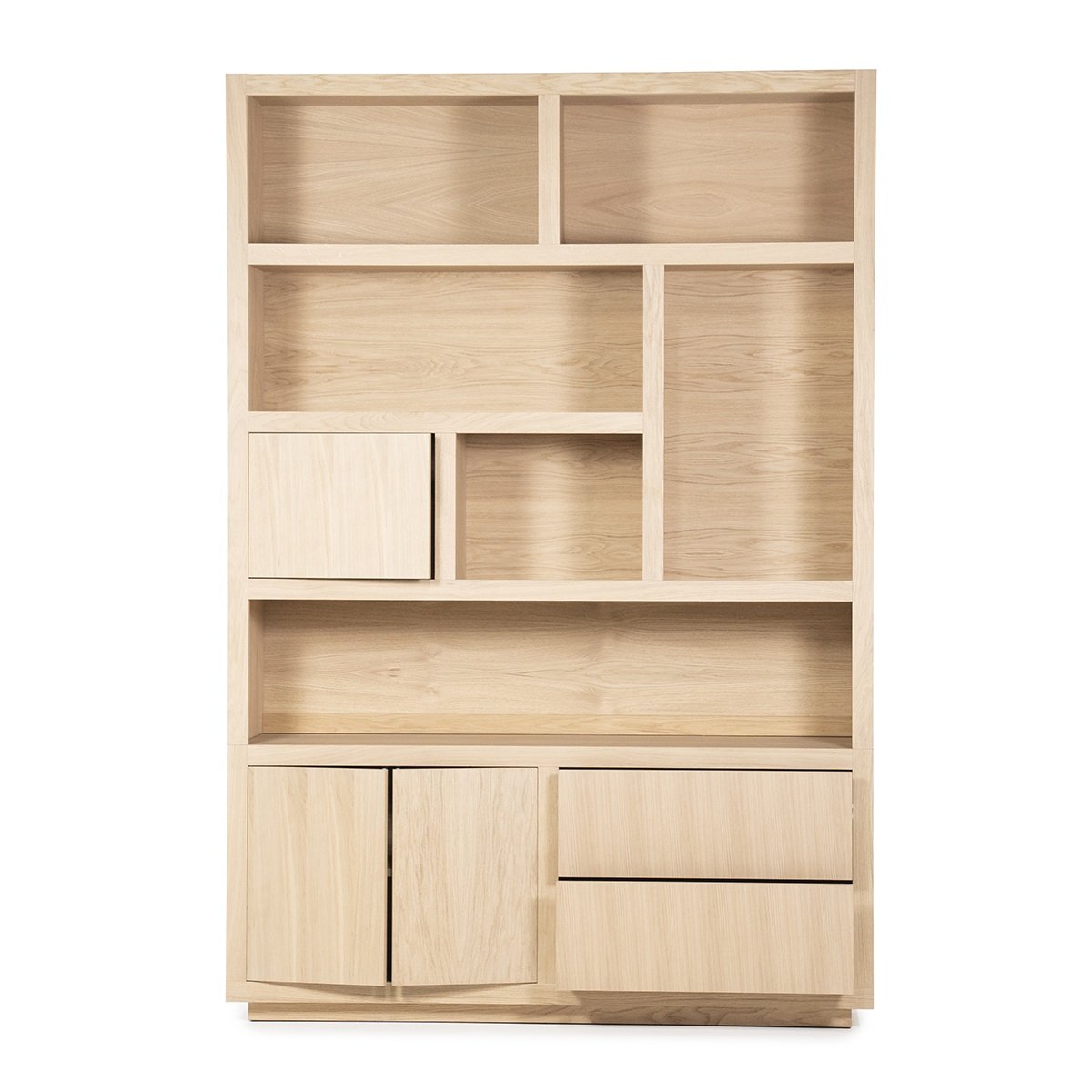 Bücherschrank Helsinki B 150 cm Eiche Brauntöne