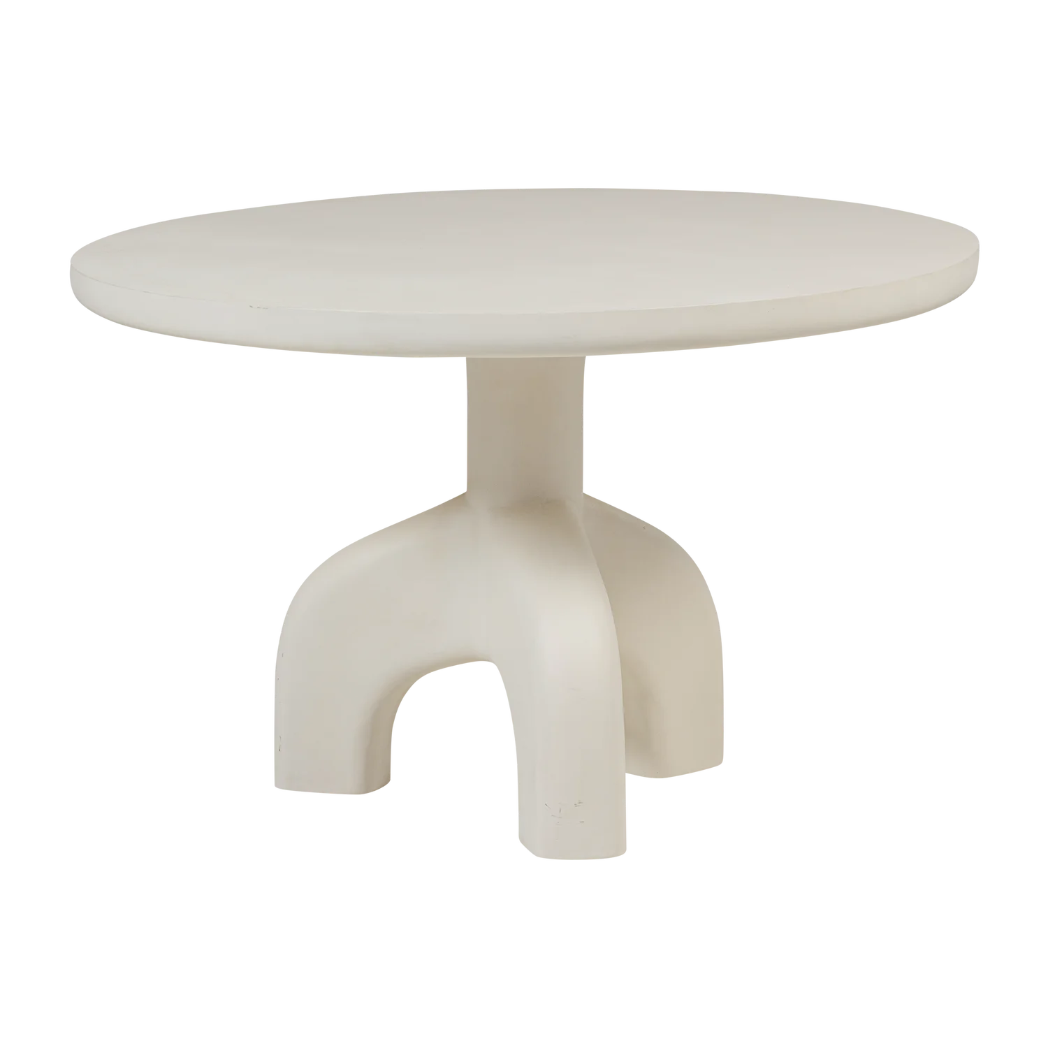 Gartentisch LUNO rund Ø 120 cm Polymer natur